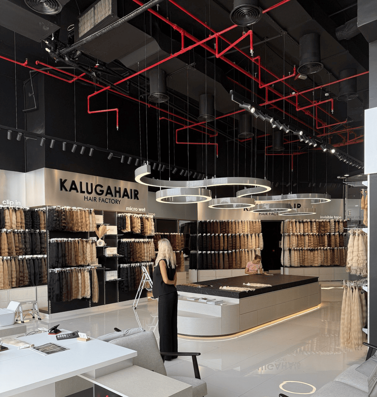 Kalugahair hair extensions showroom