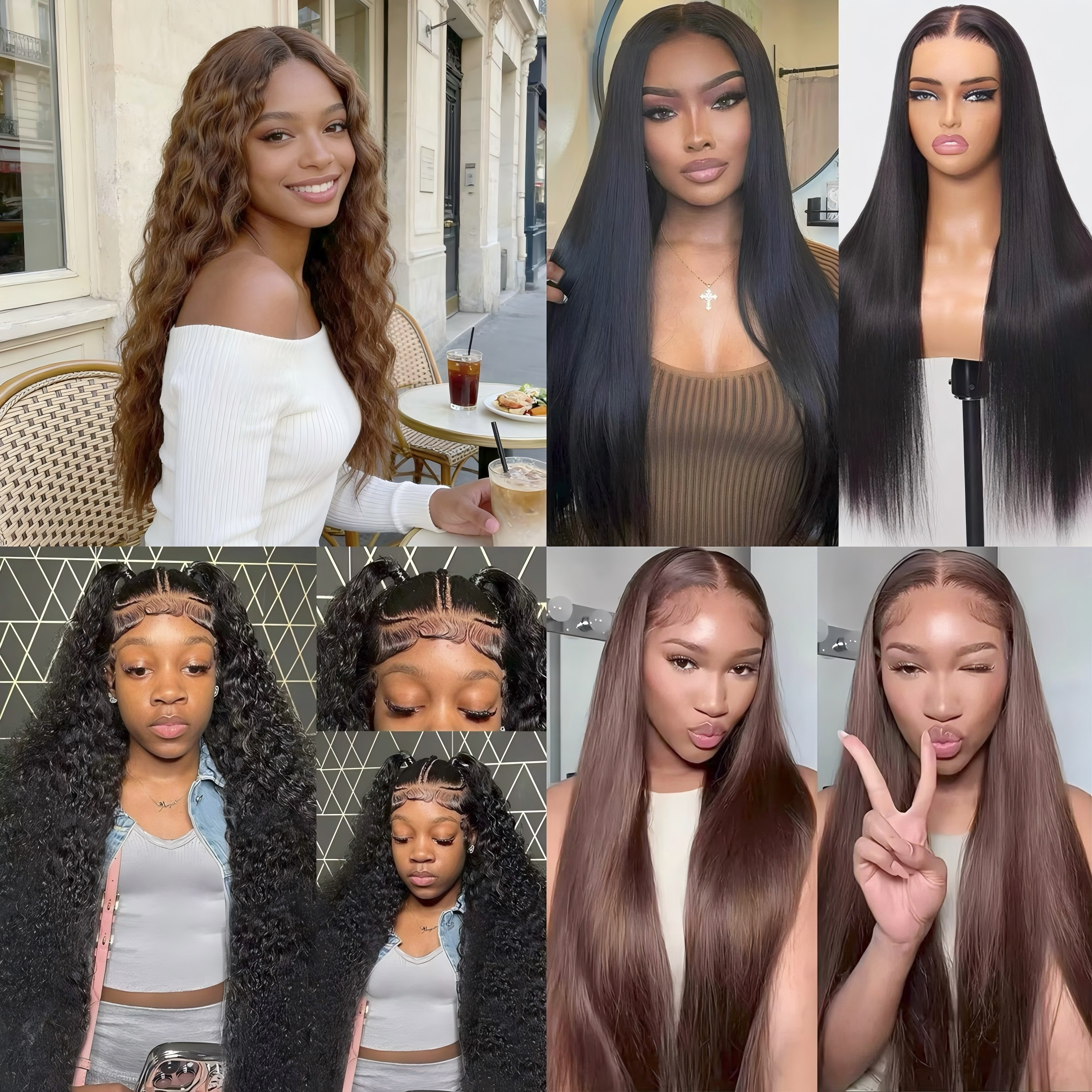 injector long set hair extension product